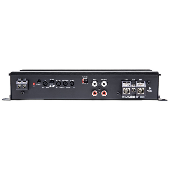 DD Audio 1100 Watt D Series Compact Monoblock Subwoofer Amplifier D1100