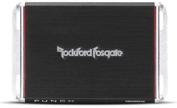 Rockford Fosgate 4 Channel 400W Full Range Class D Amp PBR400X4D + Install Kit