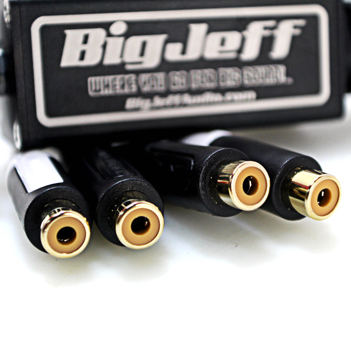 Official Big Jeff Audio Aluminum Cased 30" RCA Bass Knob Black/Silver