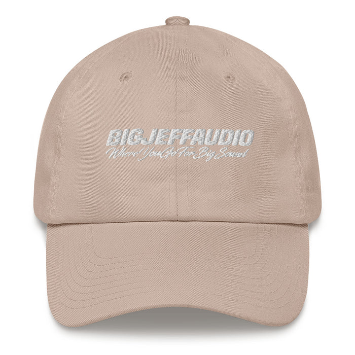 Official Big Jeff Audio "Where You Go For Big Sound" Dad Hats