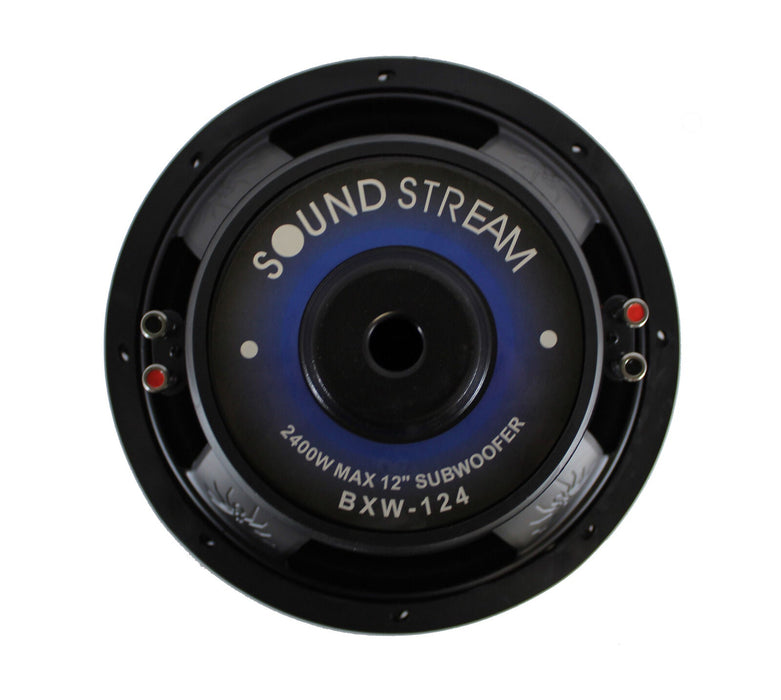 Soundstream Bass Xtreme Series 12" 2400W Dual 4 Ohm Subwoofer BXW-124