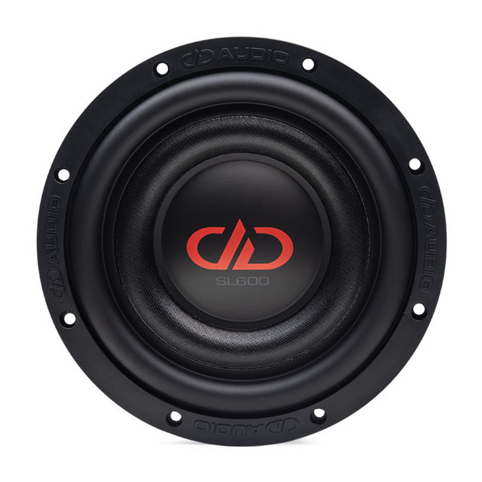 DD Audio Digital Designs 8 Inch 600 Watt Hi-Def Tuned Shallow Subwoofer SL608-D2