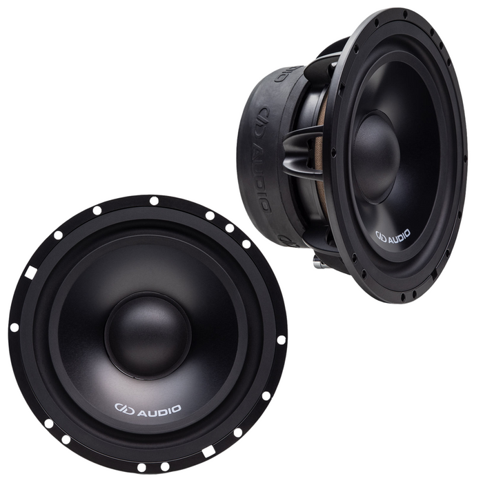 DD Audio Pair of A-Series 6.5 Inch 200 Watts Mid-Range Woofers AW-6.5A