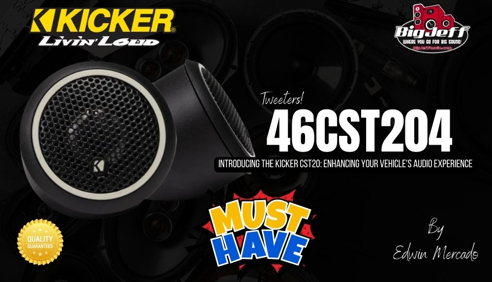 Introducing the KICKER CST20: Enhancing Your Vehicle's Audio Experience