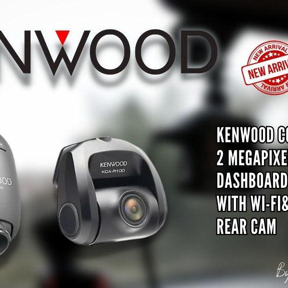 Kenwood Compact HD 2 Dash Camera with Rear Camera.
