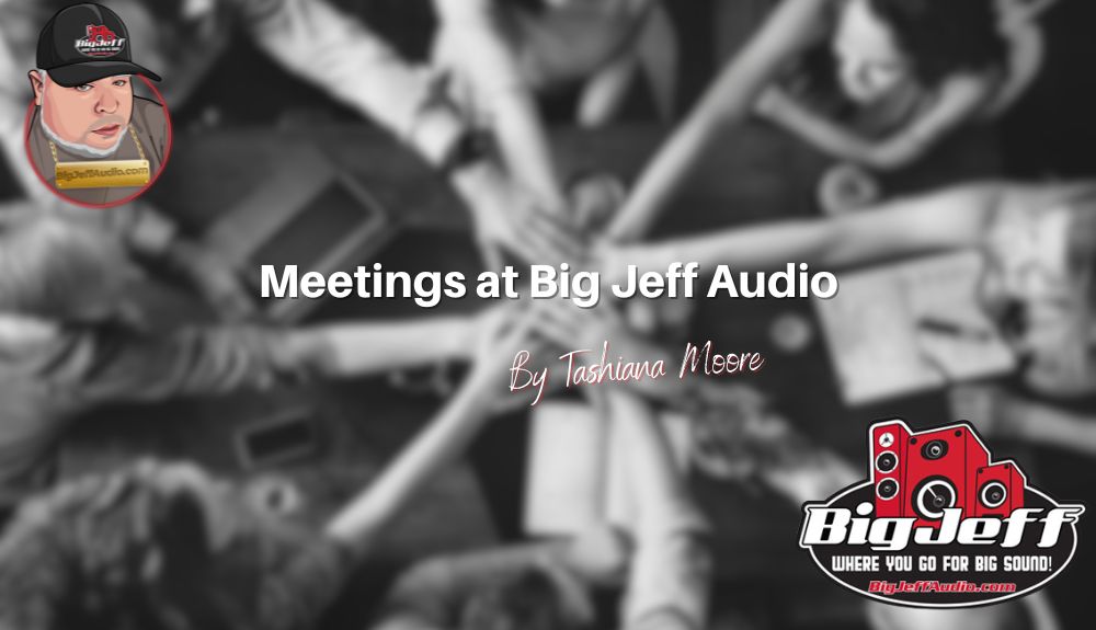 Meetings at Big Jeff Audio — Big Jeff Online Inc