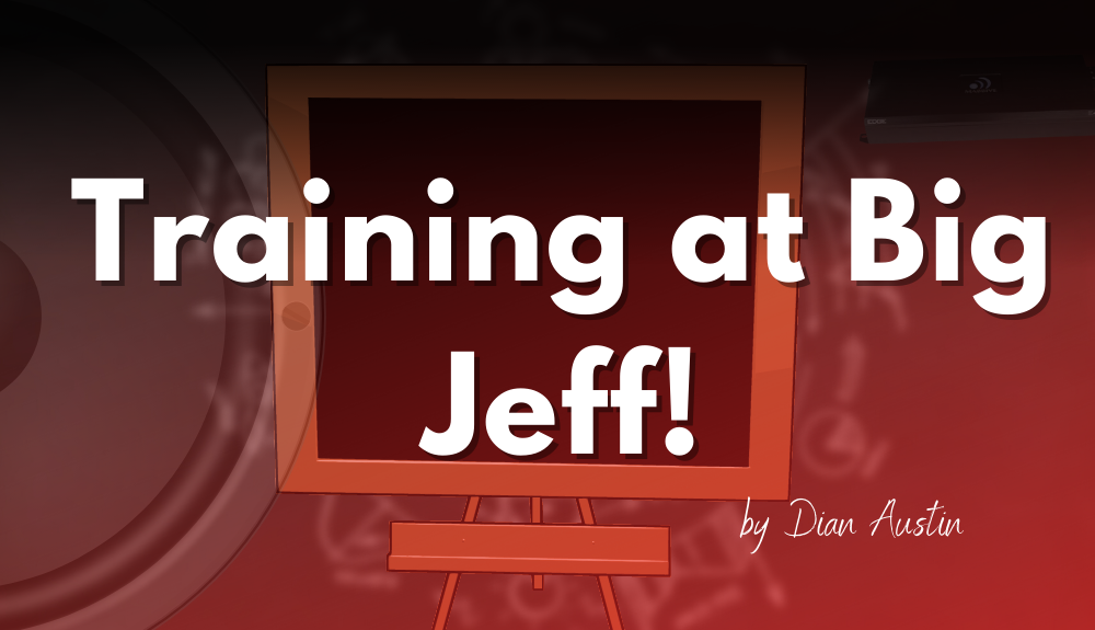 Training at Big Jeff — Big Jeff Online Inc
