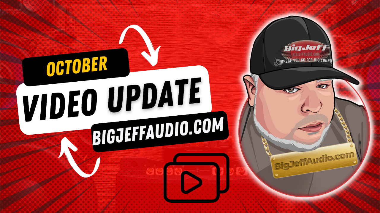 While getting ready to do some new videos! Big Jeff’s October Update!