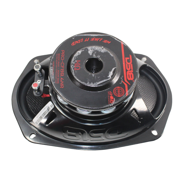 DS18 6x9" 600W 4 Ohm Motorcycle Mid-Bass Loudspeaker Marine/Powersports OPEN BOX