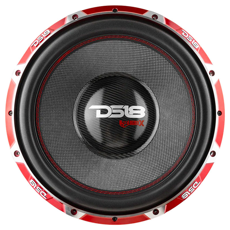 DS18 Hooligan X 15" Competition Subwoofer 6000 Watt 1 Ohm 4" DVC HOOL-X15.1DSPL