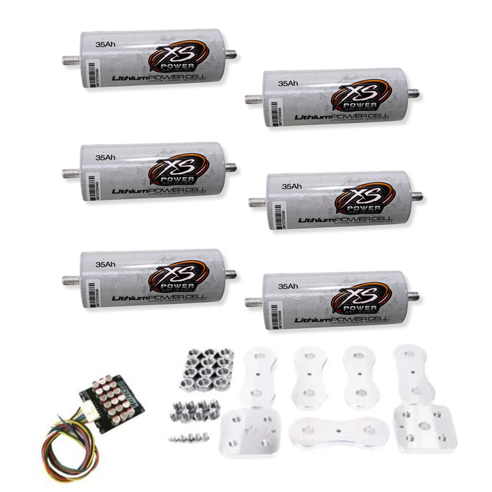 XS Power 6 Pack Kit 35AH Lithium Cells 2.3v Lithium Titanate Oxide (LTO)