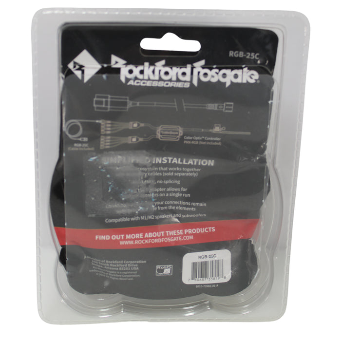 Rockford Fosgate 25 FT Color Optix Extension Cable for PMX-RGB