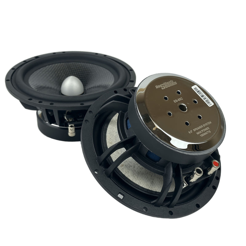 Resilient Sounds Pair of 6.5" Carbon Fiber 75 Watt RMS 4 Ohm Midrange Loudspeakers