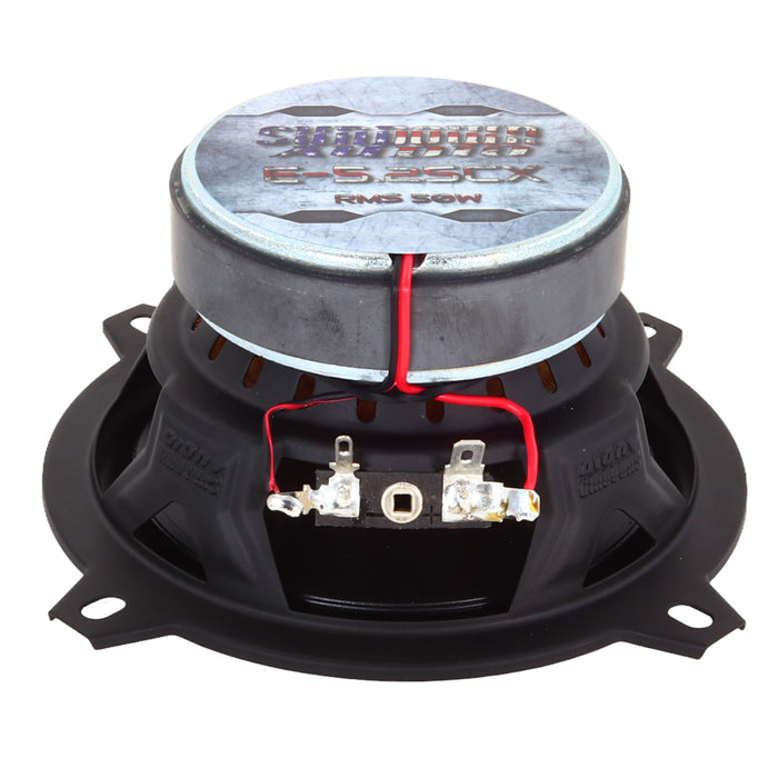 Sundown Car Audio E-Series 5.25" 100W Peak 4 Ohm 2-Way Coaxial Speakers E-5.25CX