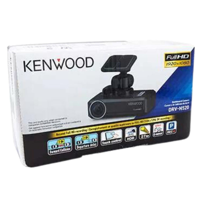 Kenwood CarPlay/Android Auto Receiver DMX9708S Plus Kenwood DRV-N520 Dashboard Camera