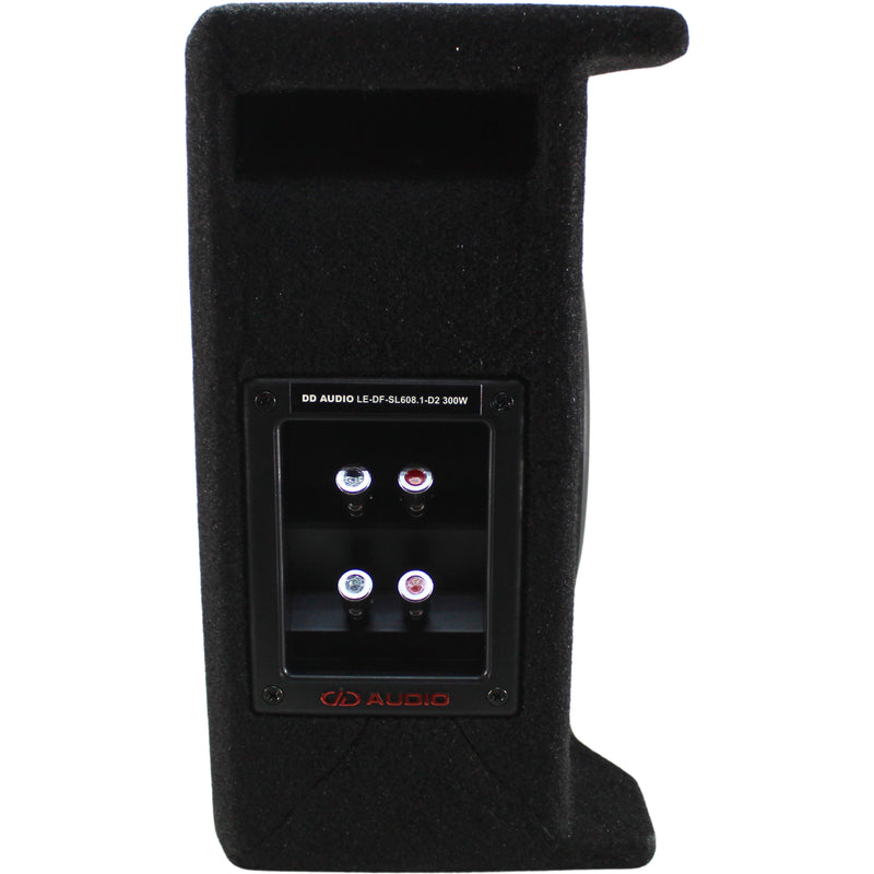 DD Audio SL600 Series 8 300W RMS S2-Ohm Slim Down Firing Ported Enclosure