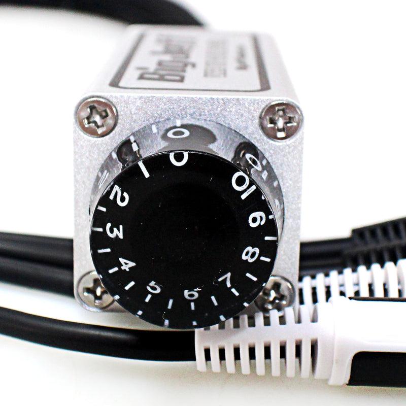 Official Big Jeff Audio Aluminum Cased 30" RCA Bass Knob Black/Silver