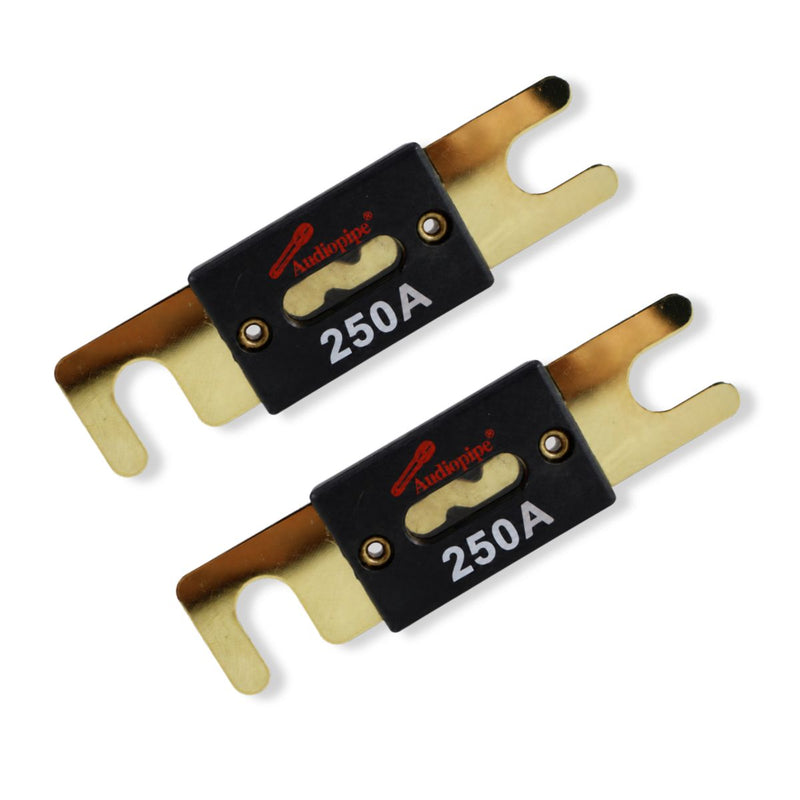 Audiopipe Gold-Plated 250 Amp ANL Fuse 32V for Car Audio 1, 2, 5 or 10 Pack