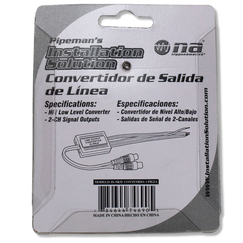 Installation Solution 2-channel RCA Line Output Converter IS-NR35