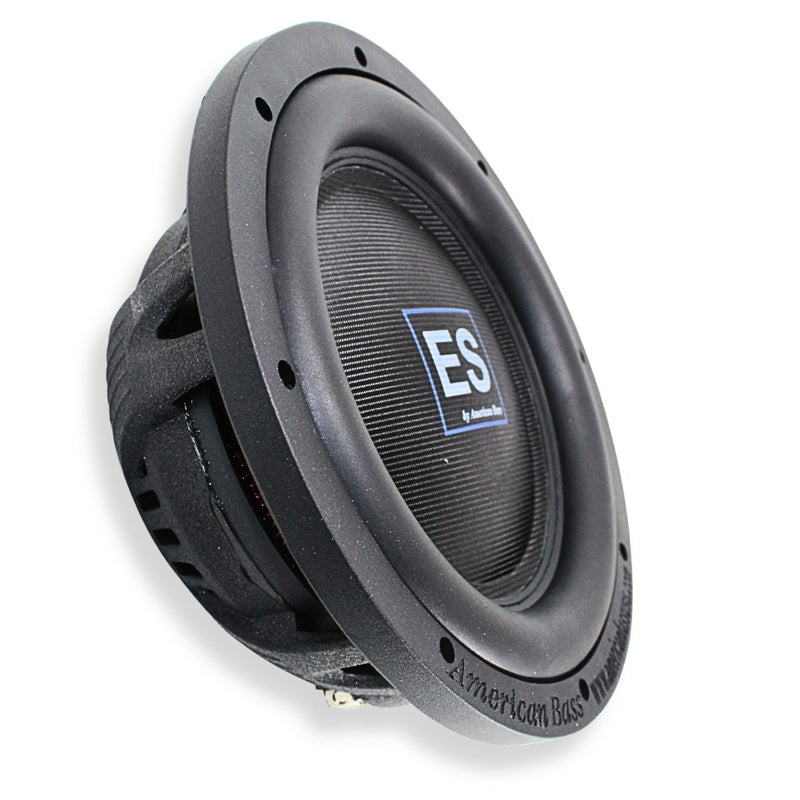 American Bass 10" Slim Subwoofer 2 Ohm DVC 500W RMS Pro Car Audio Bass ES-1022