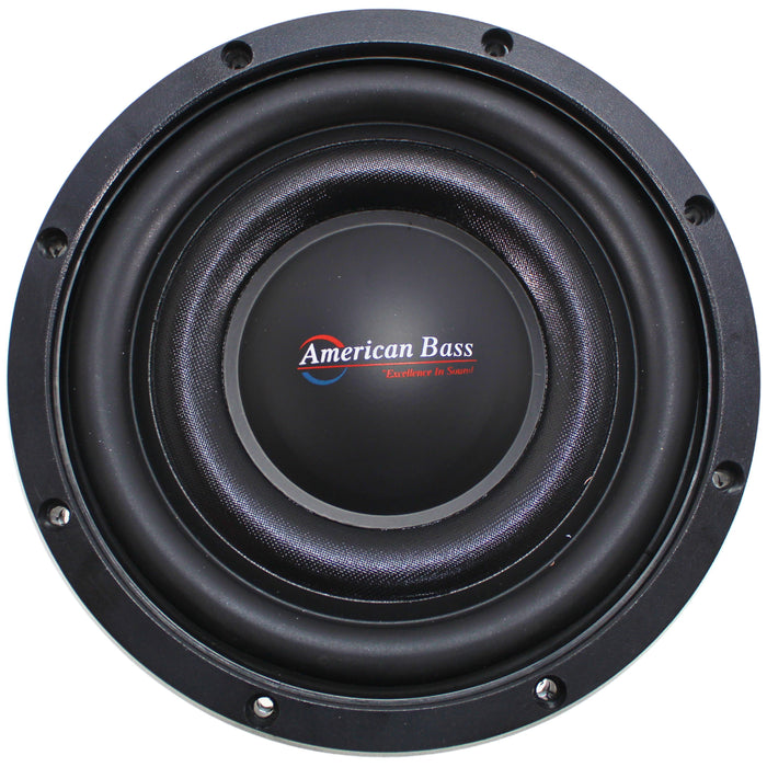 American Bass Titanium 844 8" 300 Watt RMS 4-Ohm DVC Shallow Subwoofer OPEN BOX