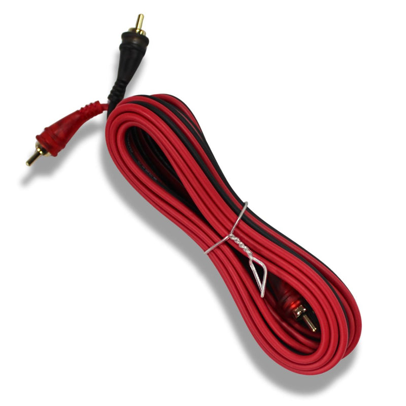 Audiopipe Frosted RCA Cables w/Gold-Plated RCA Connectors (10 Pack) 1.5-25 Feet