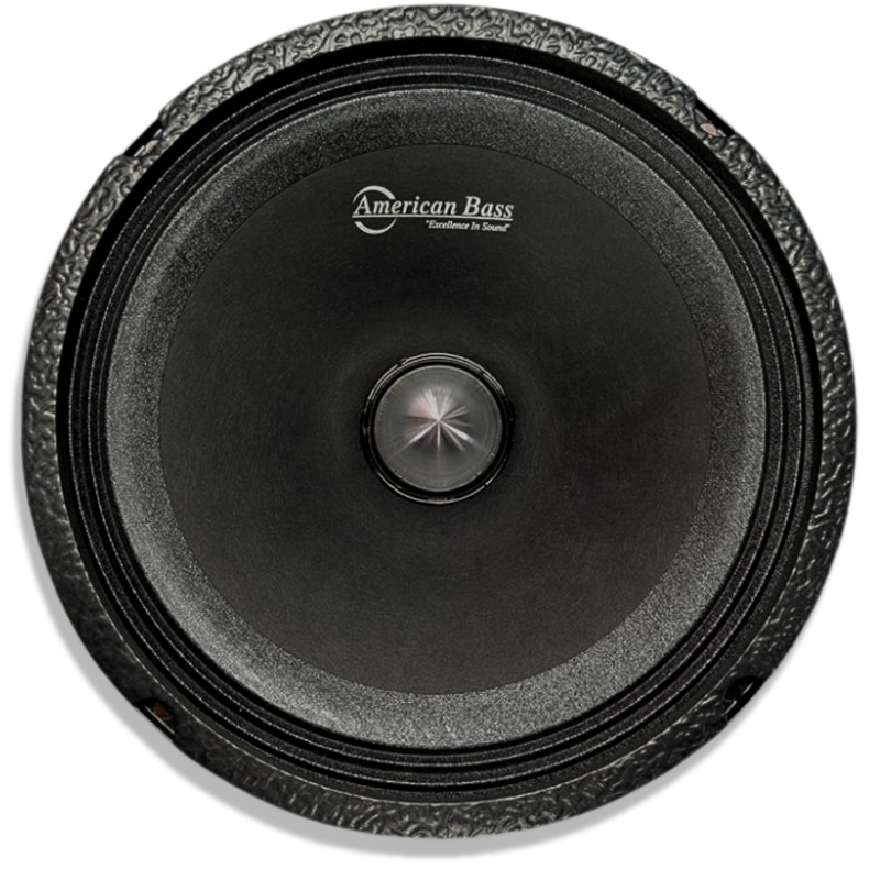 American Bass 8" 200W RMS 4-Ohm 1.5" VC Midrange Pro Neodymium Speaker NEO8