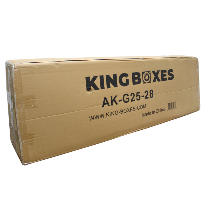 King Boxes 8" Dual Sprayed Ported Box 07-18 Silverado/Sierra Crew Cab AK-G25-28