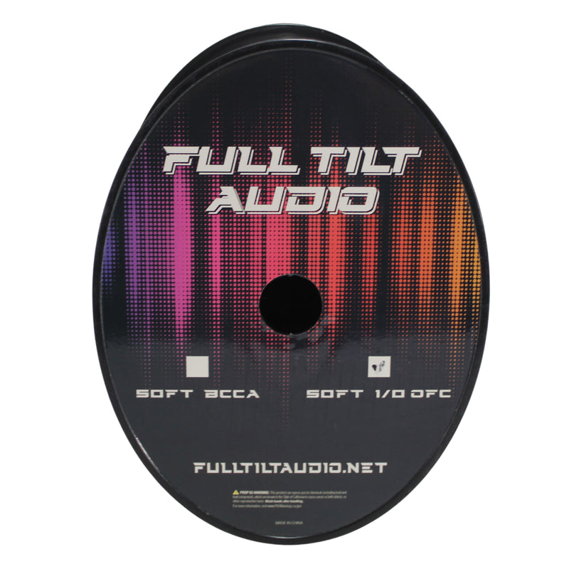 Full Tilt Audio 0 Gauge Tinned OFC Power/Ground Wire White Lot Cut By The Foot