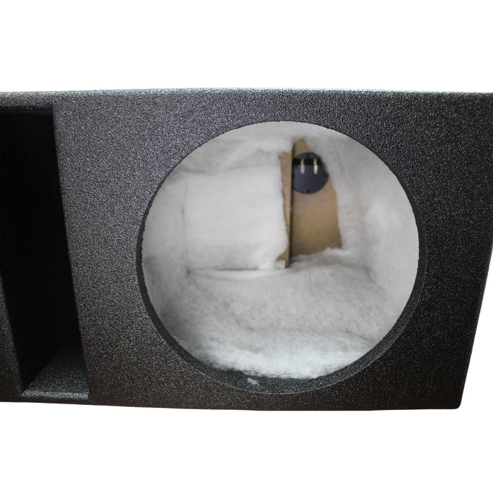 Pipemans Installation Dual 12" Vented and Coated Subwoofer Box 1" Baffle