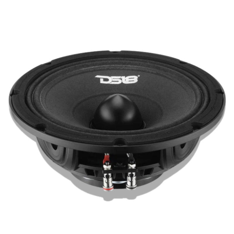 DS18 Pro 8" 375W RMS 4-Ohm Mid-Range Loudspeaker w/ Neo Rings & Aluminum Bullet
