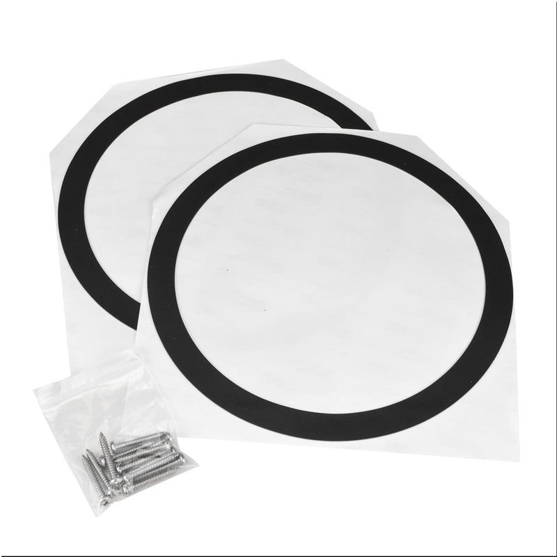 Pair of 8 Inch 250W RMS 4 Ohm 2-Way Coaxial Marine Speakers White TPT-CX8MW-4