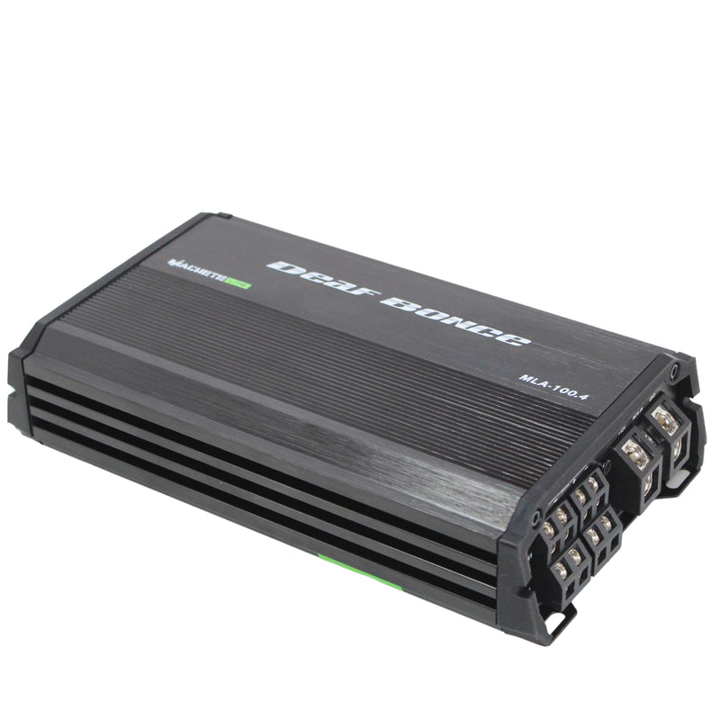 Deaf Bonce 600W 2 ohm RMS Class D 4 Channel Machete Power Amplifier MLA-100.4