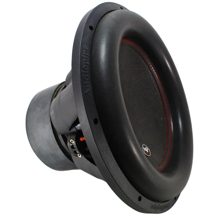 Audiopipe 15" 1400W RMS 2+2-Ohm Quad Stacked Subwoofer OPEN BOX 8598