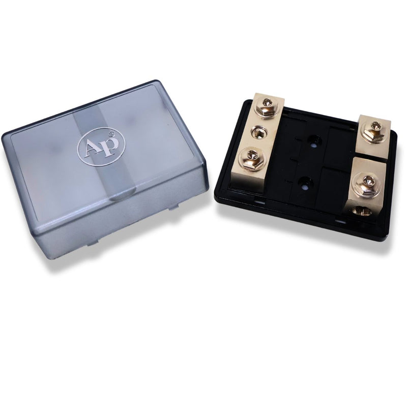 Audiopipe 2-position ANL Fused Distribution Block 24040-ANL 1/0-4 Gauge in/out