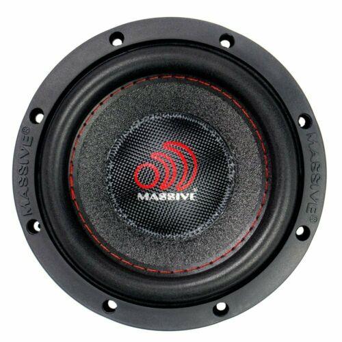 MASSIVE AUDIO SUMMO-64 - 6" SINGLE 4 OHM CAR AUDIO SUBWOOFER 300W