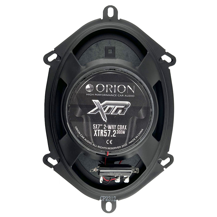 5x7" 75W RMS | 300W Peak 4-Ohm 2-Way Coaxial Speakers ORION XTR Series / XTR57.2