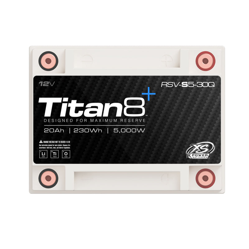 XS Power 12V BCI Group 30/30L, Lithium Titanate Powersports Battery RSV-S5-30Q