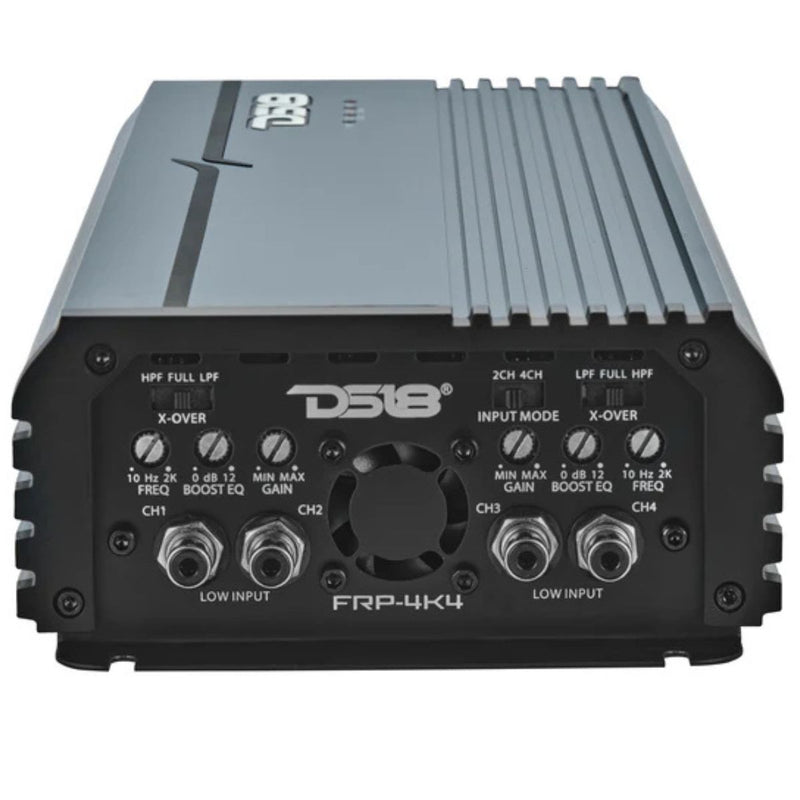 4-Channel Full-Range Class-D Amplifier 4000W RMS DS18 FRP-4K4 RED