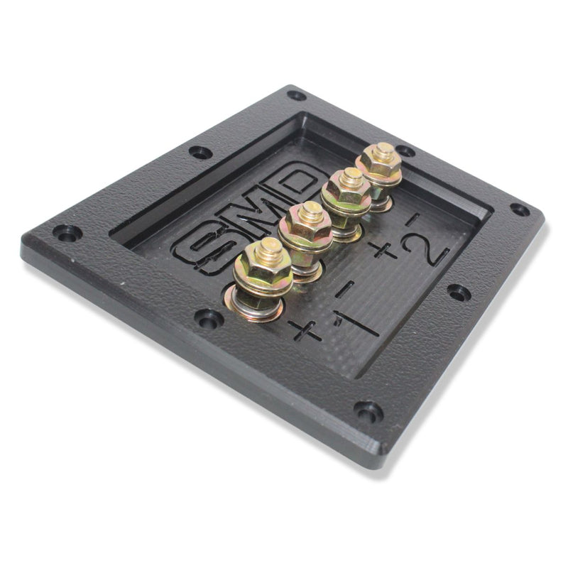 SMD Steve Meade Designs Heavy Duty 2 Channel Speaker Box Terminal Grade 8