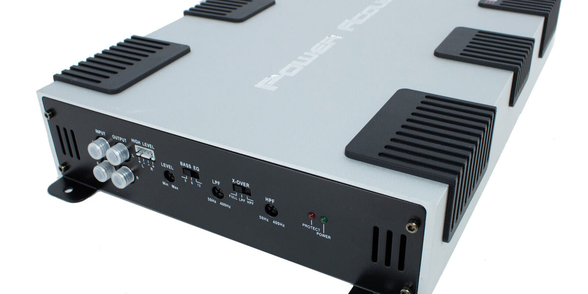 Power Acoustik 2 Ch Amplifier 1400W Class AB Full Range Bridgeable