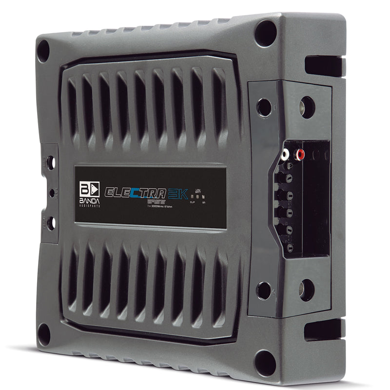 Banda 3000 Watt 1-Ohm Monoblock ELECTRA Line Aluminum Brazilian Bass Amplifier