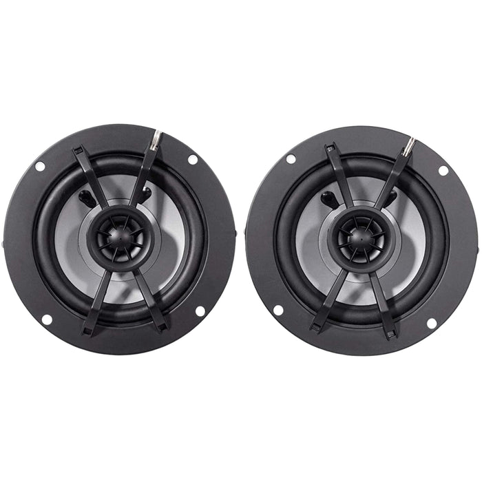 Kicker Pair of Marine & Powersport 4" Coaxial 4 Ohm 150 W Marine Speaker 45KM44