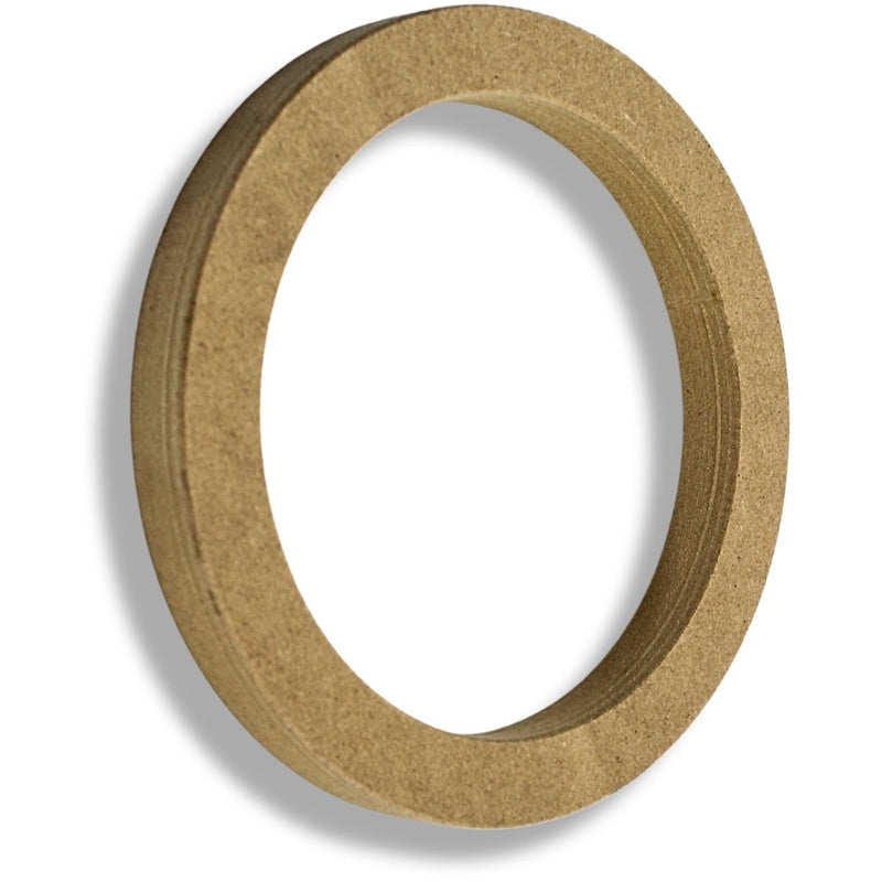 Install Bay 6" High Quality Wood MDF Speaker Spacer Rings Pair 3/4" Depth SR6