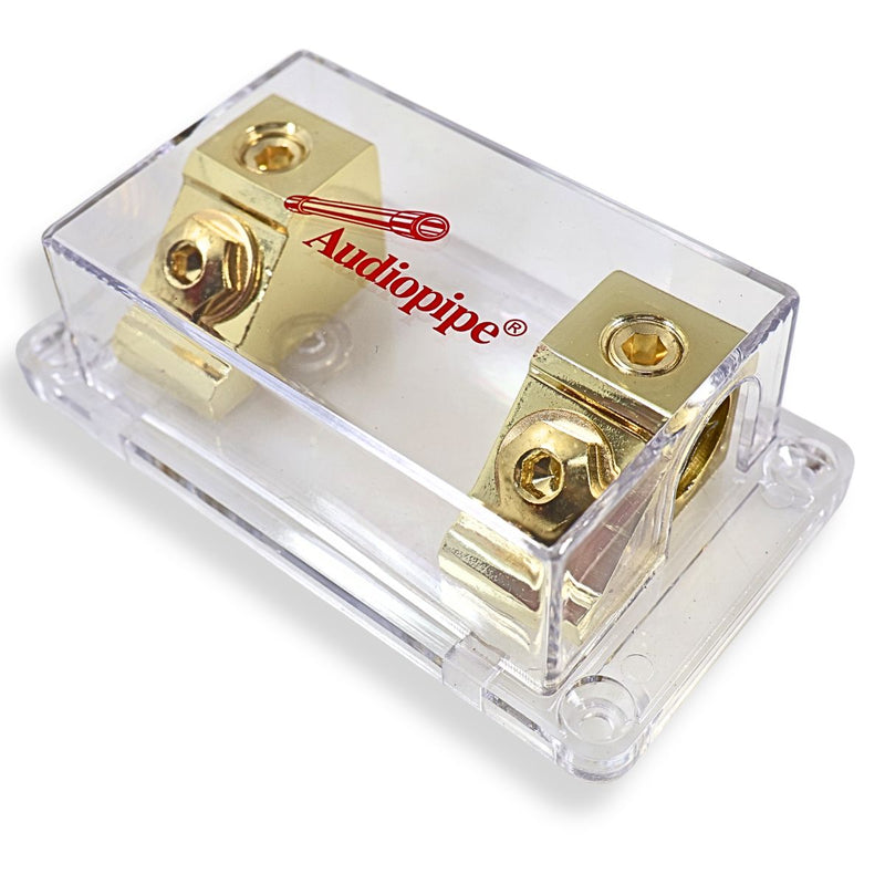 Audiopipe Heavy Duty ANL Fuse Block 0 to 4 AWG 500A Capacity CQ-1111