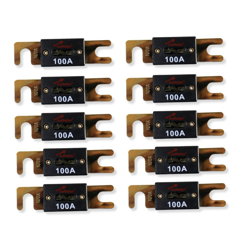 Audiopipe Gold-Plated 100 Amp ANL Fuse 32V for Car Audio 1, 2, 5 or 10 Pack