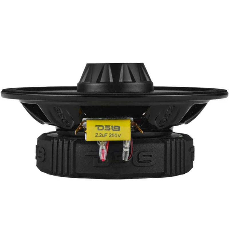 6.5" 200W RMS 4-Ohm Slim Coaxial Midrange Speaker w/ Tweeter DS18 PRO-ZT