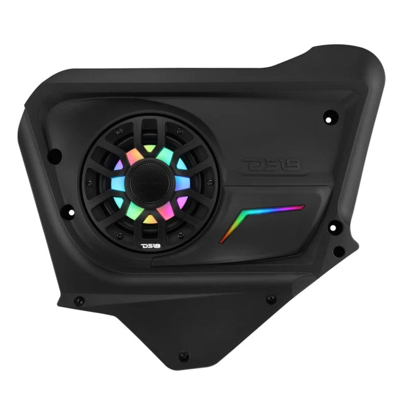 Can-Am Maverick X3 Max 2017-Up Rear Door Speaker Loaded Panel Pair LED CAX3BD6LD
