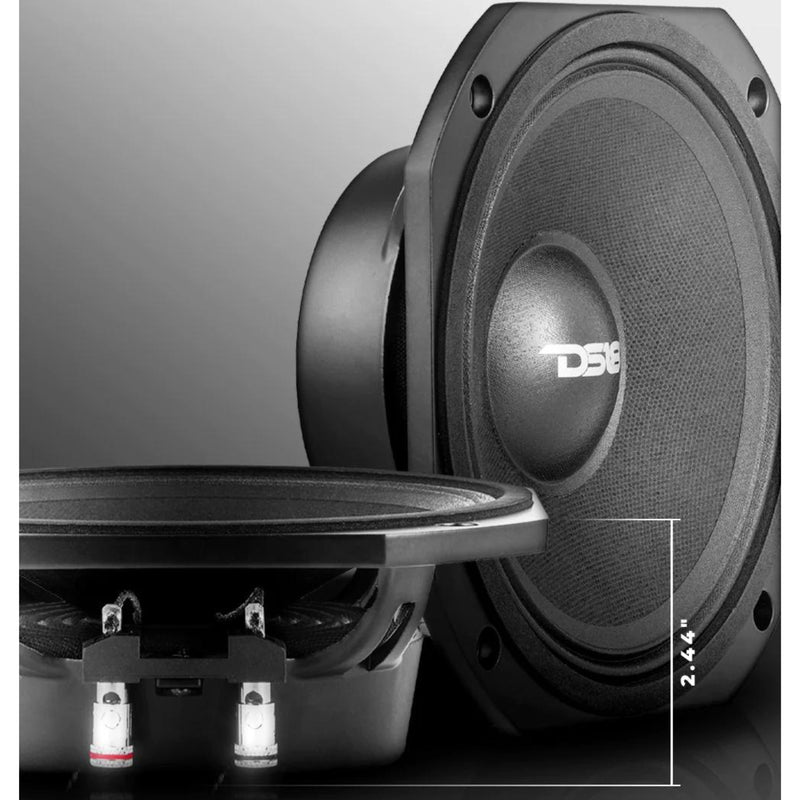 DS18 6.5" PRO Neodymium Mid-Range Shallow Loudspeaker 180 Watts RMS 8-Ohm