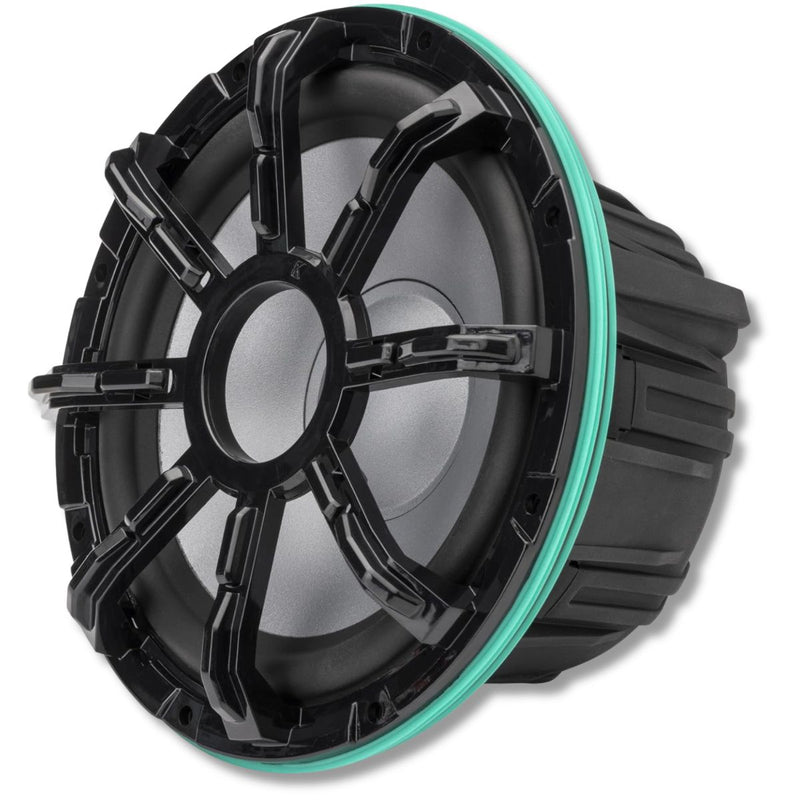 8" 200 Watts RMS 4-Ohm Marine LED Component Speakers Pair With Tweeters & Grills